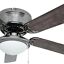 Hugger AL383LEDGM Gunmetal Ceiling Fan - LED 52"