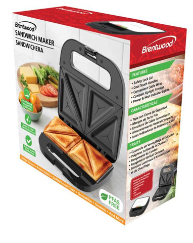 Brentwood TS241BK Sandwich Maker