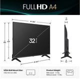 Wholesale-Hisense 32A4NF Class A4 Series Full HD 1080P Smart Fire TV 32"-Smart TV-Electro Vision Inc