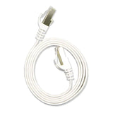 VolkanoX 20063-WT Giga series Cat 7 Ethernet cable 1meter - white, gold tips