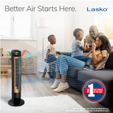 Lasko T42950 Wind Curve Tower Fan with Fresh Air Ionizer - 42"
