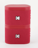 Wholesale-Kodak Dual SoundBrix Magnetic Speakers (Pack of 2) - Red-Speaker-Electro Vision Inc