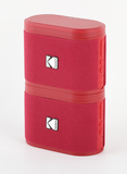 Wholesale-Kodak Dual SoundBrix Magnetic Speakers (Pack of 2) - Red-Speaker-Electro Vision Inc