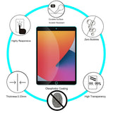 Wholesale-[2-Pack] Tempered GLASS Screen Protector for Apple iPad 8th Generation 2020 10.2"-Tablet-Electro Vision Inc