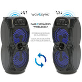 Wholesale-AUDIOBOX ABX24R Bluetooth Speaker w USB , Mic - Dual 4"-Speakers-Electro Vision Inc