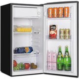Wholesale-AVANTI RMRS31X1B-IS - 3.1 cu. ft. Retro Mini Fridge in Black with Freezer-Refrigerators-Electro Vision Inc