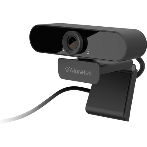 Wholesale-Aluratek AWC03F- 1080 HD Webcam with Microphone - Black-Webcams-Electro Vision Inc
