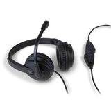 Wholesale-Aluratek - Wired USB Stereo Headset with Boom Mic - Black-Electro Vision Inc