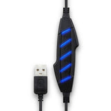 Wholesale-Aluratek - Wired USB Stereo Headset with Boom Mic - Black-Electro Vision Inc