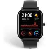Wholesale-Amazfit - GTS Smartwatch 42mm Aluminum - Obsedian Black With Silicone Band-Smart watch-Electro Vision Inc