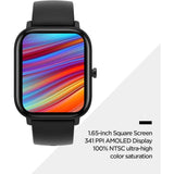 Wholesale-Amazfit - GTS Smartwatch 42mm Aluminum - Obsedian Black With Silicone Band-Smart watch-Electro Vision Inc