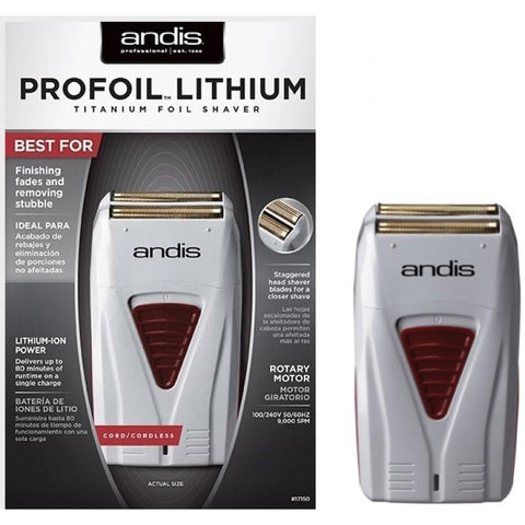 Wholesale-Andis 17150 Profoil Lithium Shaver-Beauty and Grooming-Electro Vision Inc