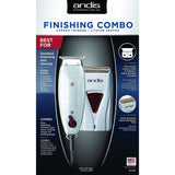 Wholesale-Andis 17195 Finishing Combo Professional T-Outliner Trimmer + Pro Foil Lithium Titanium Foil Shaver-Electro Vision Inc