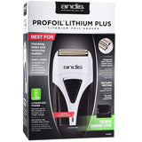 Wholesale-Andis 17255 ProFoil Li Plus Titanium Foil Shaver, Cord / Cordless (Black & Grey) - TS-2-Men's Grooming-Electro Vision Inc
