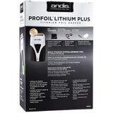 Wholesale-Andis 17255 ProFoil Li Plus Titanium Foil Shaver, Cord / Cordless (Black & Grey) - TS-2-Men's Grooming-Electro Vision Inc