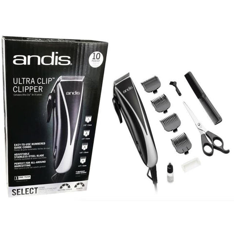 Wholesale-Andis 18625 Ultra Clip Select Cut Clipper Kit, 10 Pieces-Beauty and Grooming-Electro Vision Inc