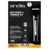 Wholesale-Andis 24505 MultiTrim 7 Piece Lithium-Ion Cordless Hair Trimmer Kit , Black-Hair Clippers & Trimmers-Electro Vision Inc