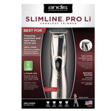 Wholesale-Andis 32400 Slimline Pro Li Cordless Lightweight Trimmer(Model D-8) 120V-Beauty and Grooming-Electro Vision Inc