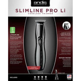 Wholesale-Andis 32475 Slimline Pro Li Cordless Trimmer Black-Beauty and Grooming-Electro Vision Inc