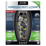 Wholesale-Andis 73095 Nation Cordless Envy Li Fade Adjustable Blade Hair Clipper-Hair Clippers & Trimmers-Electro Vision Inc