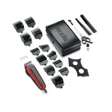 Wholesale-Andis 75360 Adjustable Blade Clipper Easy Cut 20-Piece Haircutting Kit, Red/Black-Hair Clippers & Trimmers-Electro Vision Inc