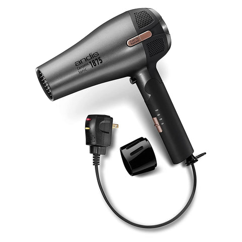 Wholesale-Andis 80280 Fold-n-go 1875 Watt Ceramic Ionic Dryer, Retractable Cord-Hair Dryers-Electro Vision Inc
