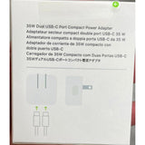 Wholesale-Apple A2571 35W Dual USB-C Port Compact Power Adapter MNWM3AM/A-Power Adapter & Charger Accessories-Electro Vision Inc