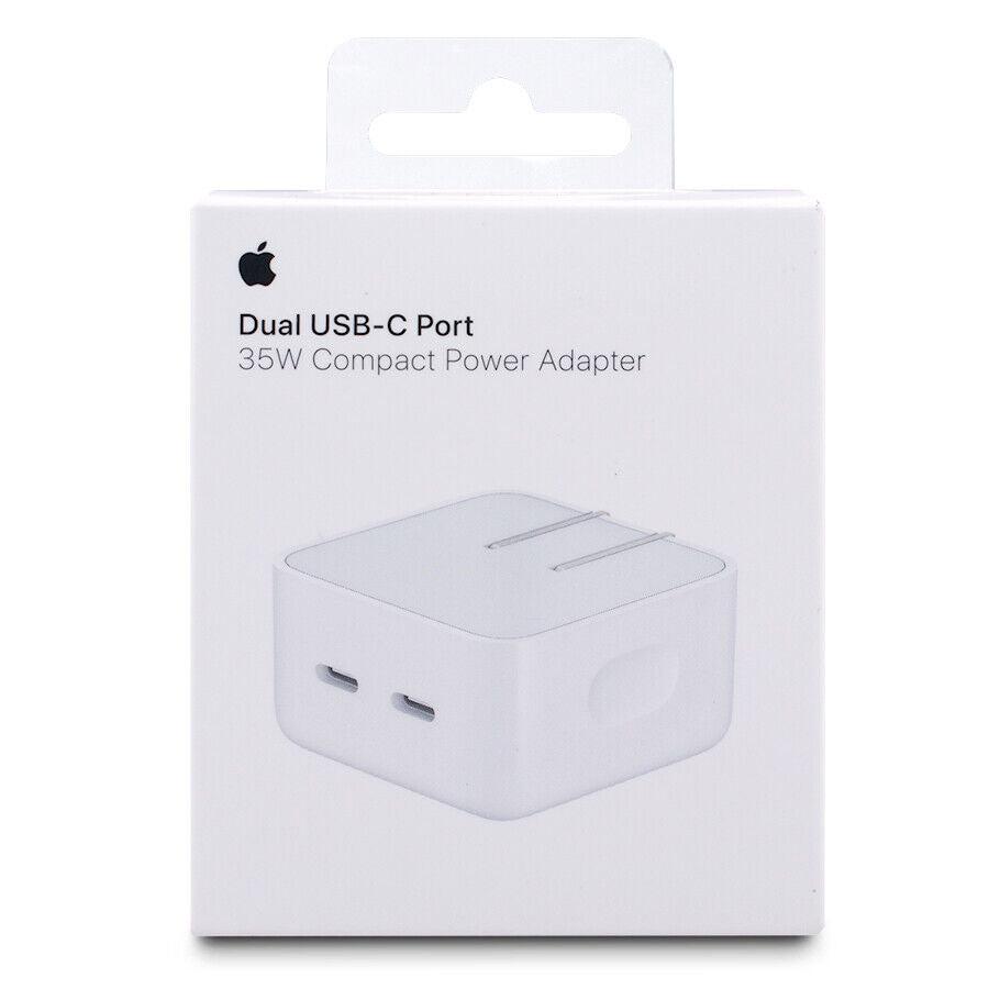 Wholesale-Apple A2571 35W Dual USB-C Port Compact Power Adapter MNWM3AM/A-Power Adapter & Charger Accessories-Electro Vision Inc