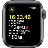 Wholesale-Apple Watch MKQ13LL/A SE (1st Gen) GPS, 40mm Space Gray Aluminum Case with Midnight Sport Band-Smart watch-Electro Vision Inc