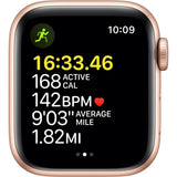 Wholesale-Apple Watch SE MKQ03LL/A (1st Gen) GPS, 40mm Gold Aluminum Case with Starlight Sport Band-Smart watch-Electro Vision Inc