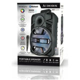 Wholesale-Audiobox ABX121R Portable Bluetooth Speaker W Usb Port Lights Radio W Mic-Bluetooth Audio-Electro Vision Inc