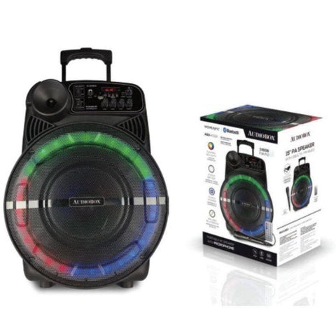 Wholesale-Audiobox ABX155 Portable15" PA Speaker with Microphone-Speakers-Electro Vision Inc