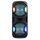 Wholesale-Audiobox ABX212R portable bluetooth speaker w USB port, LED light, and radio-Speakers-Electro Vision Inc