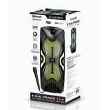 Wholesale-Audiobox ABX284r Dual 8 inch PA Speaker with Lights and Microphone-Speakers-Electro Vision Inc
