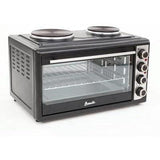 Wholesale-Avanti MKB40C1B Toaster Oven w Roisserie w/ 2 Top Burners - 1.4 cf-Toasters-Electro Vision Inc