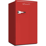 Wholesale-Avanti RMRS31X5R-IS Fridge 3.1cf. Retro Compact Refrigerator Red-Refrigerators-Electro Vision Inc