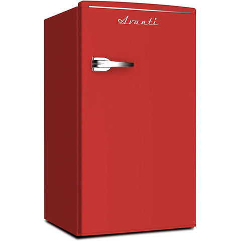 Wholesale-Avanti RMRS31X5R-IS Fridge 3.1cf. Retro Compact Refrigerator Red-Refrigerators-Electro Vision Inc