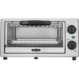 Wholesale-BELLA 14413 TOASTER OVEN 4 SLICE - BLACK/SILVER-Toaster Oven-Electro Vision Inc