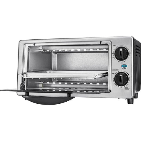 Wholesale-BELLA 14413 TOASTER OVEN 4 SLICE - BLACK/SILVER-Toaster Oven-Electro Vision Inc