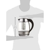 Wholesale-BRENTWOOD KT1960 1.8 ELECTRIC GLASS TEA KETTLE-Kettle-Electro Vision Inc
