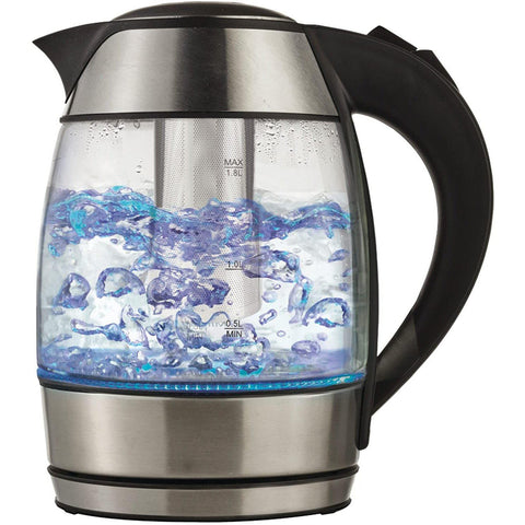 Wholesale-BRENTWOOD KT1960 1.8 ELECTRIC GLASS TEA KETTLE-Kettle-Electro Vision Inc