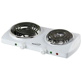 Wholesale-BRENTWOOD TS368 ELECTRIC DOUBLE BURNER-Kitchen Appliance-Electro Vision Inc