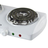 Wholesale-BRENTWOOD TS368 ELECTRIC DOUBLE BURNER-Kitchen Appliance-Electro Vision Inc