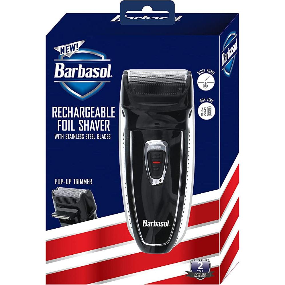 Wholesale-Barbasol CBF12001BLK Rechargeable Foil Shaver with Pop-Up Trimmer – Black-Electric Shaver-Electro Vision Inc