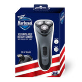Wholesale-Barbasol CBR11002FAM Men’s Rotary Shaver Rechargeable Stainless Steel Blades-Electric Shaver-Electro Vision Inc