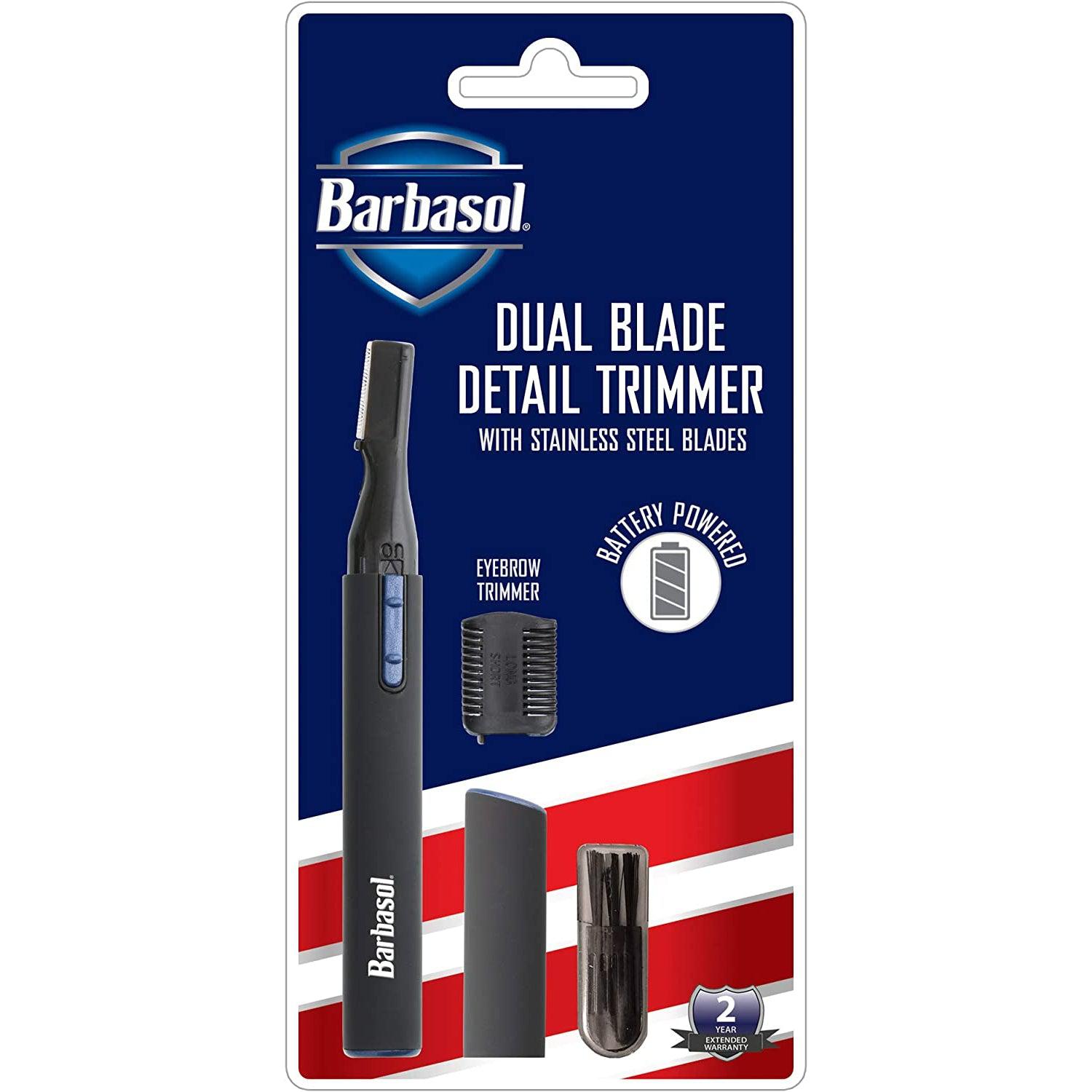 Wholesale-Barbasol CBT13008 BLK Dual Blade Detal Trimmer-Electric Razer-Electro Vision Inc