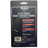Wholesale-Barbasol CBT13010-BLK Battery Powered Beard & Mustache Trimmer with Stainless Steel Blades-Trimmer-Electro Vision Inc