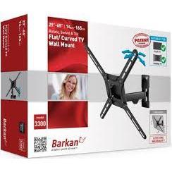 Wholesale-Barkan 3300 TV Wall Mount 29"–65" Full Motion 3 Movements Flat / Curved-TV Mount-Electro Vision Inc
