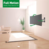 Wholesale-Barkan 3400 Tv Wall Mount 29”- 65” Full Motion - 4 Movements, Flat / Curved-TV Mount-Electro Vision Inc