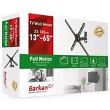 Wholesale-Barkan BM331T TV Wall Mount - 13" - 65" - Full Motion - Extension, Swivel & Tilt-TV Mount-Electro Vision Inc